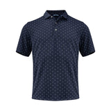 tummansininen cutter buck virtue polo printed