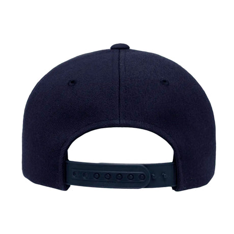 tummansininen Baseball snapback lippis, lippiksen takaosa