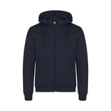 tummansininen clique Miami Hoody Full Zip