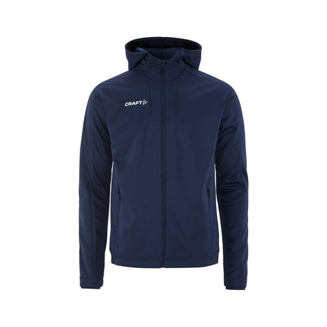 tummansininen craft Evolve 2.0 Brushed Hood Jacket