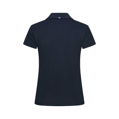 tummansininen naisten Virtue Polo V-neck, selkä