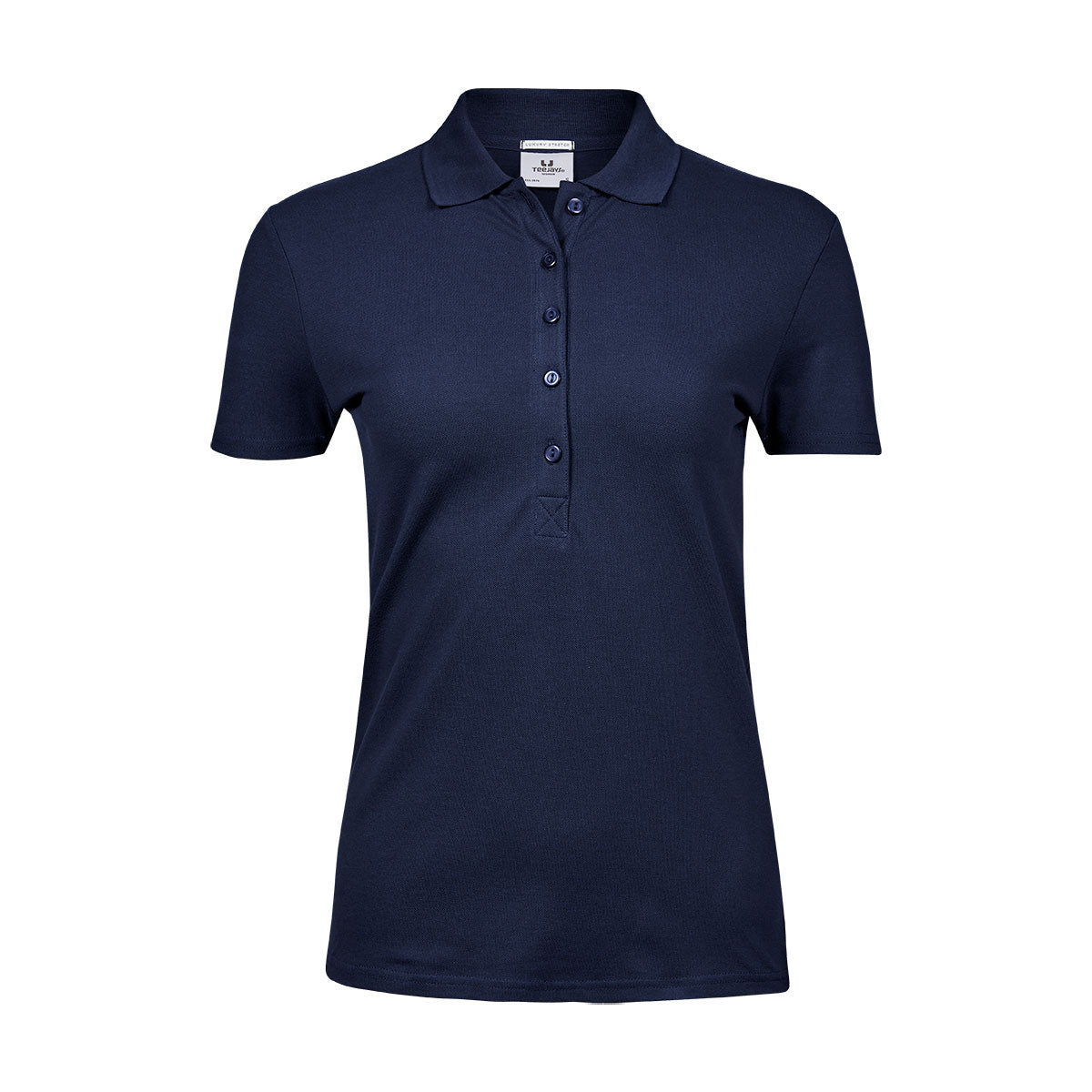 tummansininen tee jays naisten luxury stretch polo