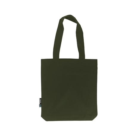 tummanvihreä neutral kangaskassi twill bag