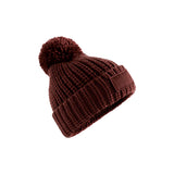 tupsupipo toasty patch beanie, walnut ruskea