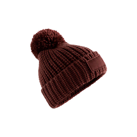 tupsupipo toasty patch beanie, walnut ruskea