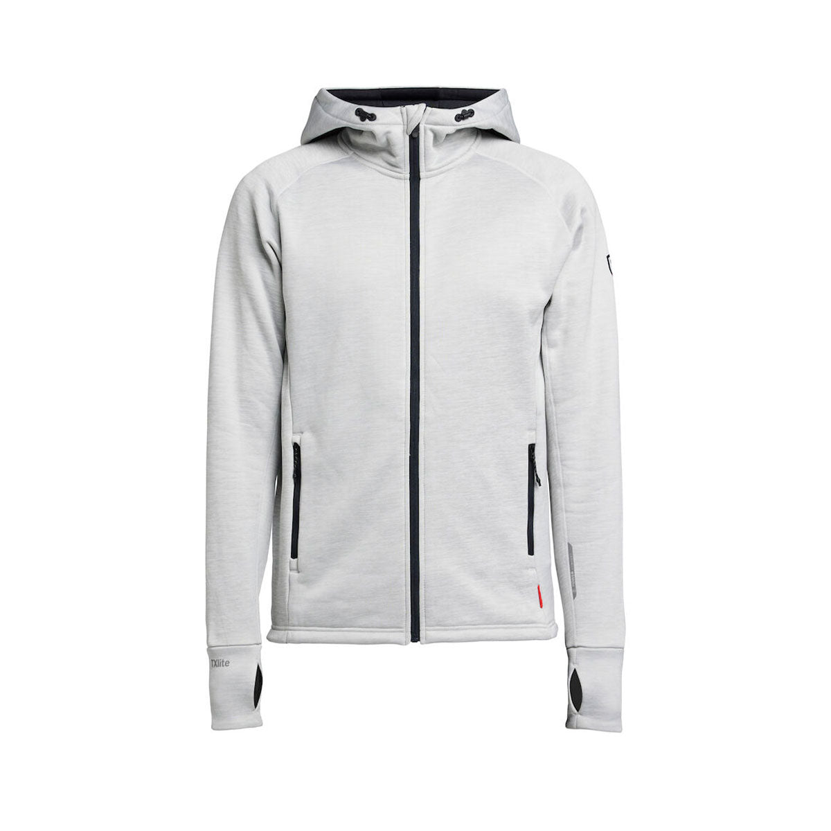 vaaleanharmaa huppari vetoketjulla Tenson TXlite Midlayer Hoodie