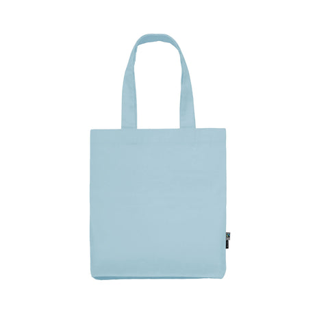 vaaleansininen neutral kangaskassi twill bag