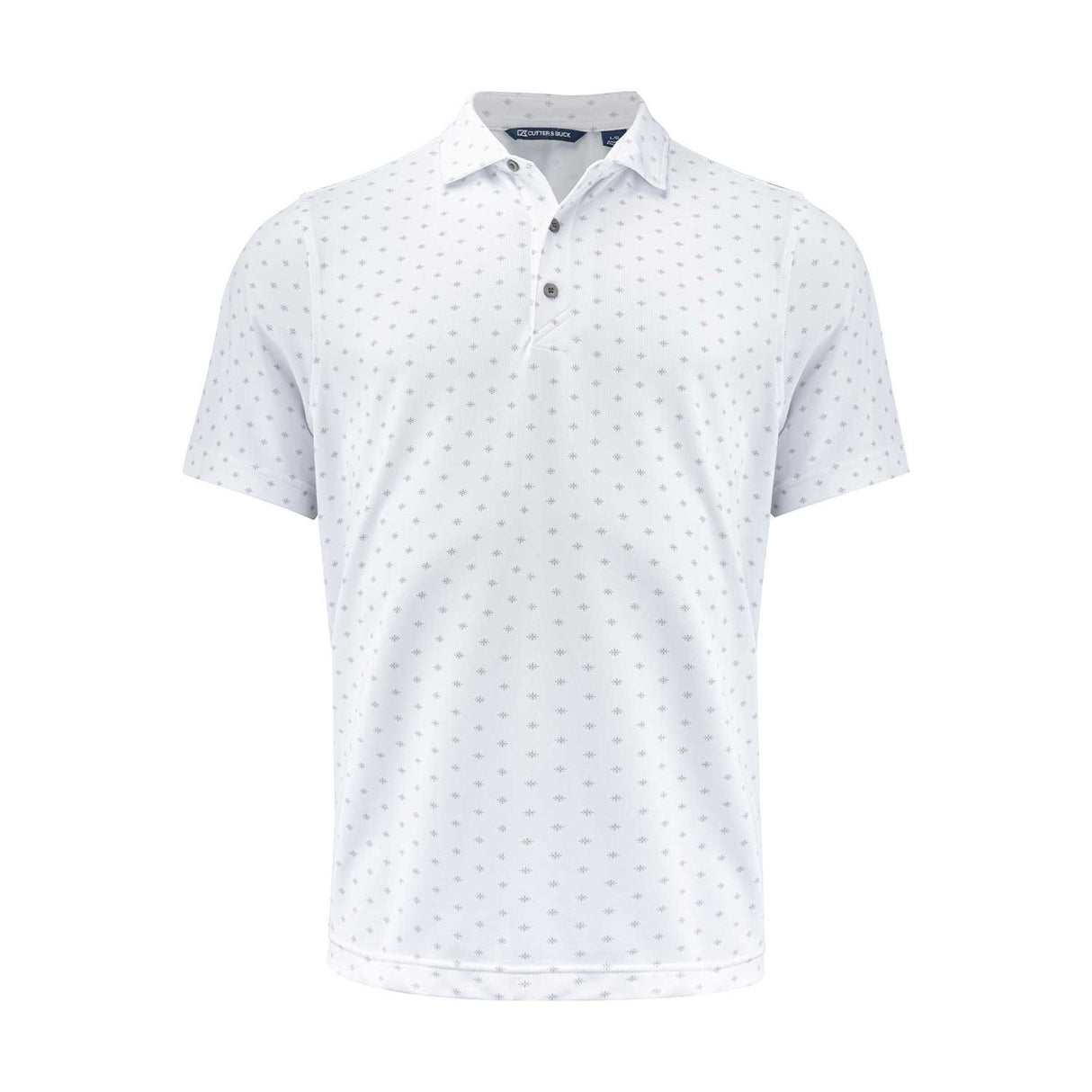 valkoinen cutter buck virtue polo printed