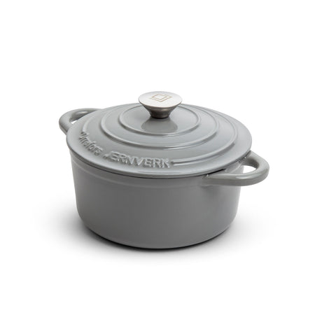 valurautapata orrefors jernverk, harmaa