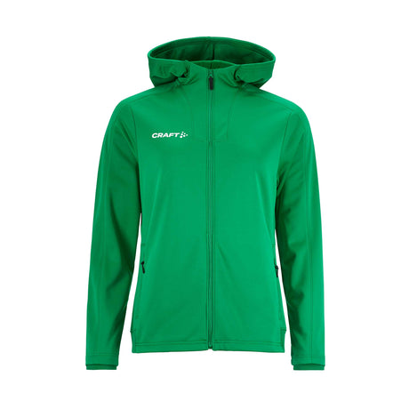 vihreä naisten Craft Evolve 2.0 Brushed Hood Jacket