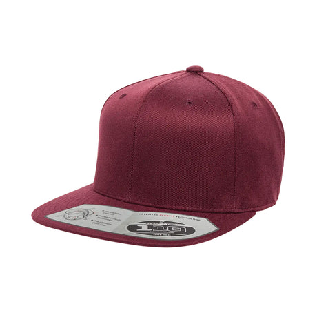 viininpunainen flexfit 110 premium snapback lippis