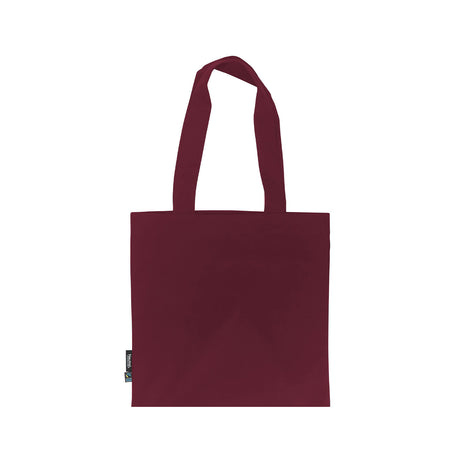 viininpunainen neutral kangaskassi twill bag