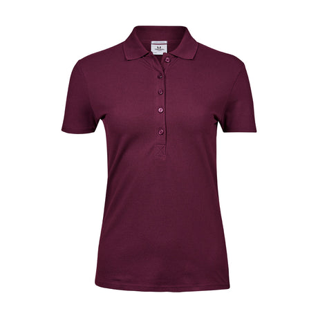 viininpunainen tee jays naisten luxury stretch polo