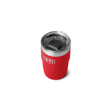 Yeti rambler muki 8 oz (236 ml) Stackable Cup, punainen